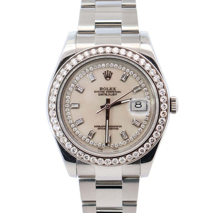 Rolex Datejust 41mm MOP Dial Watch Ref# 116300 - Happy Jewelers Fine Jewelry Lifetime Warranty