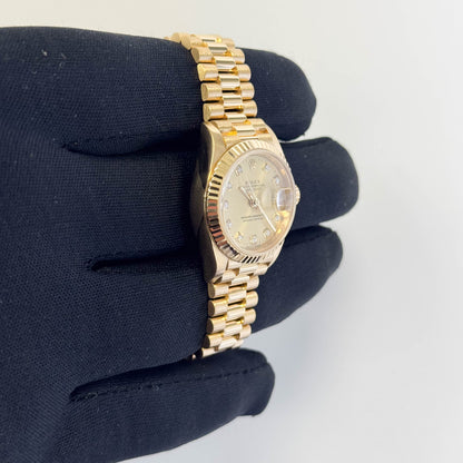 Rolex Datejust 26mm Champagne Dial Watch Ref#  69178 - Happy Jewelers Fine Jewelry Lifetime Warranty