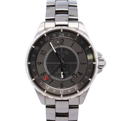 Chanel J12 41mm Grey Dial Watch Ref# H3099 - Happy Jewelers Fine Jewelry Lifetime Warranty