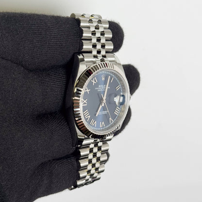 Rolex Datejust 41mm Blue Dial Watch Ref# 126334