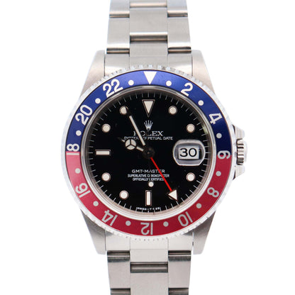 Rolex GMT-Master 40mm Black Dial Watch Ref# 16700 - Happy Jewelers Fine Jewelry Lifetime Warranty
