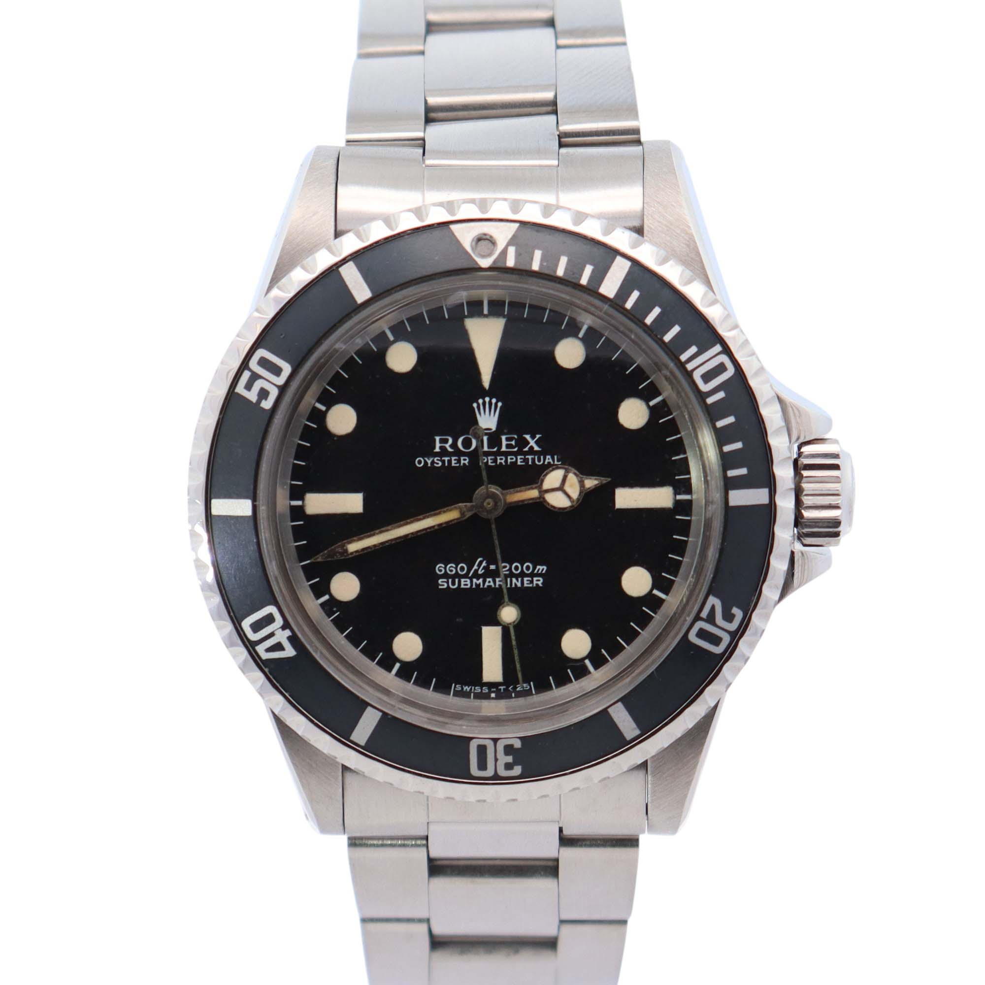 Rolex Submariner 40mm Black Dial Watch Ref# 5513 - Happy Jewelers Fine Jewelry Lifetime Warranty