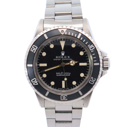 Rolex Submariner 40mm Black Dial Watch Ref# 5513 - Happy Jewelers Fine Jewelry Lifetime Warranty