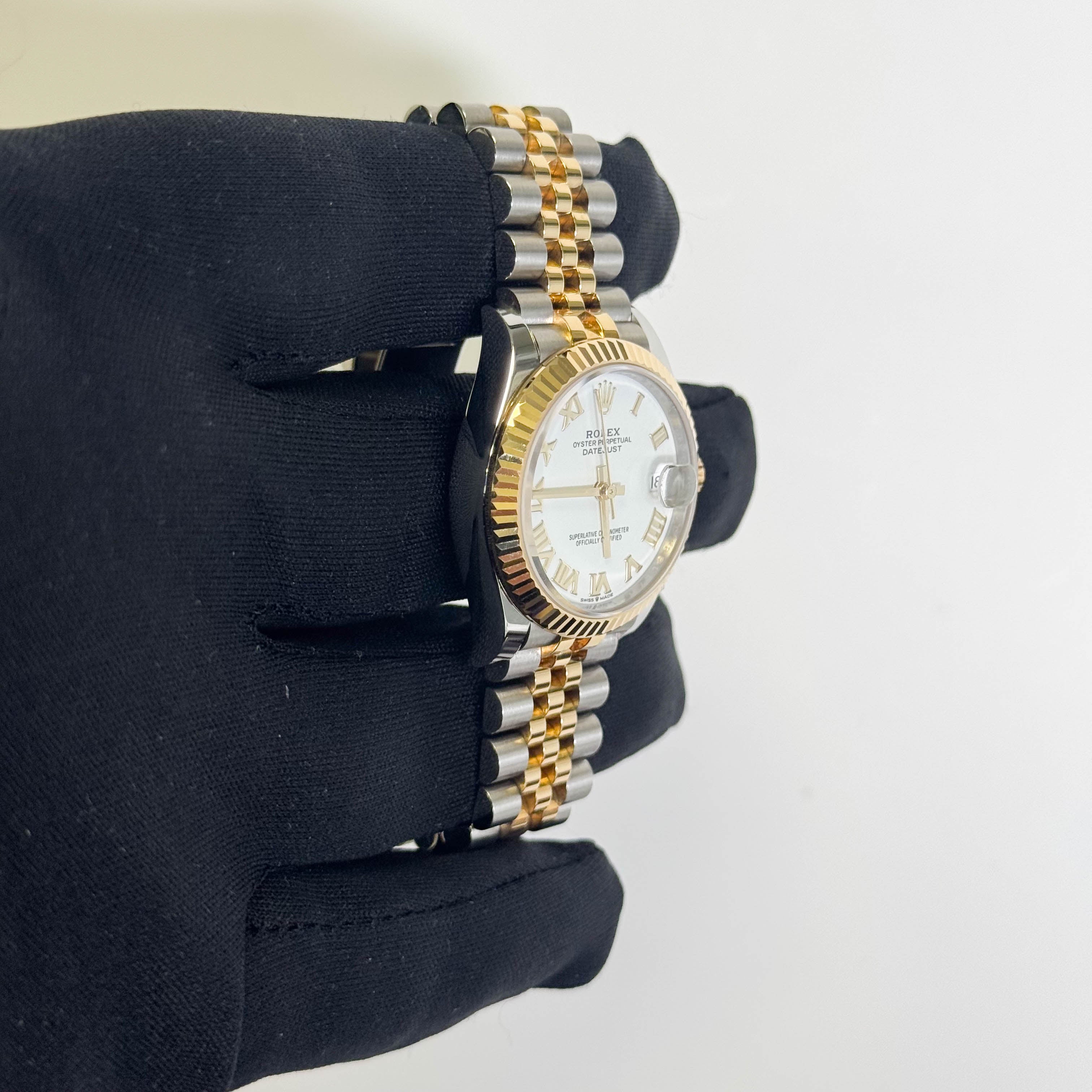 Rolex Datejust 31mm White Dial Watch Ref# 278273