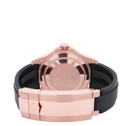 Rolex Yachtmaster 40mm Rose Gold Factory Pave Diamond Watch Reference# 126655 - Happy Jewelers Fine Jewelry Lifetime Warranty