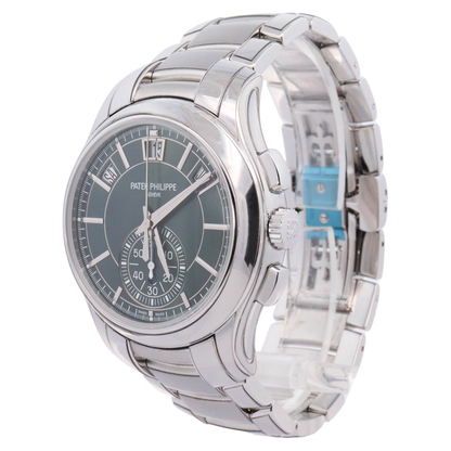 Patek Philippe Complications 42mm Stainless Steel Green Stick Dial Watch Reference# 5905/1A-001 - Happy Jewelers Fine Jewelry Lifetime Warranty