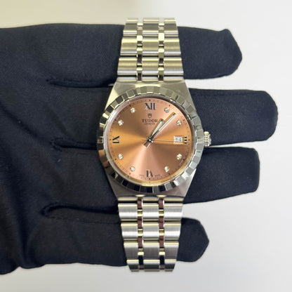 Tudor Royal 38mm Salmon Dial Watch Ref# 28500