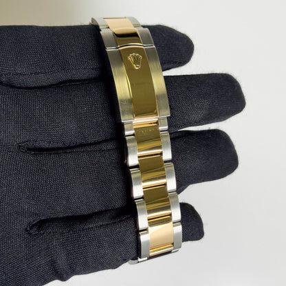Rolex Datejust 36mm Champagne Palm Motif Dial Watch Ref# 126233 - Happy Jewelers Fine Jewelry Lifetime Warranty