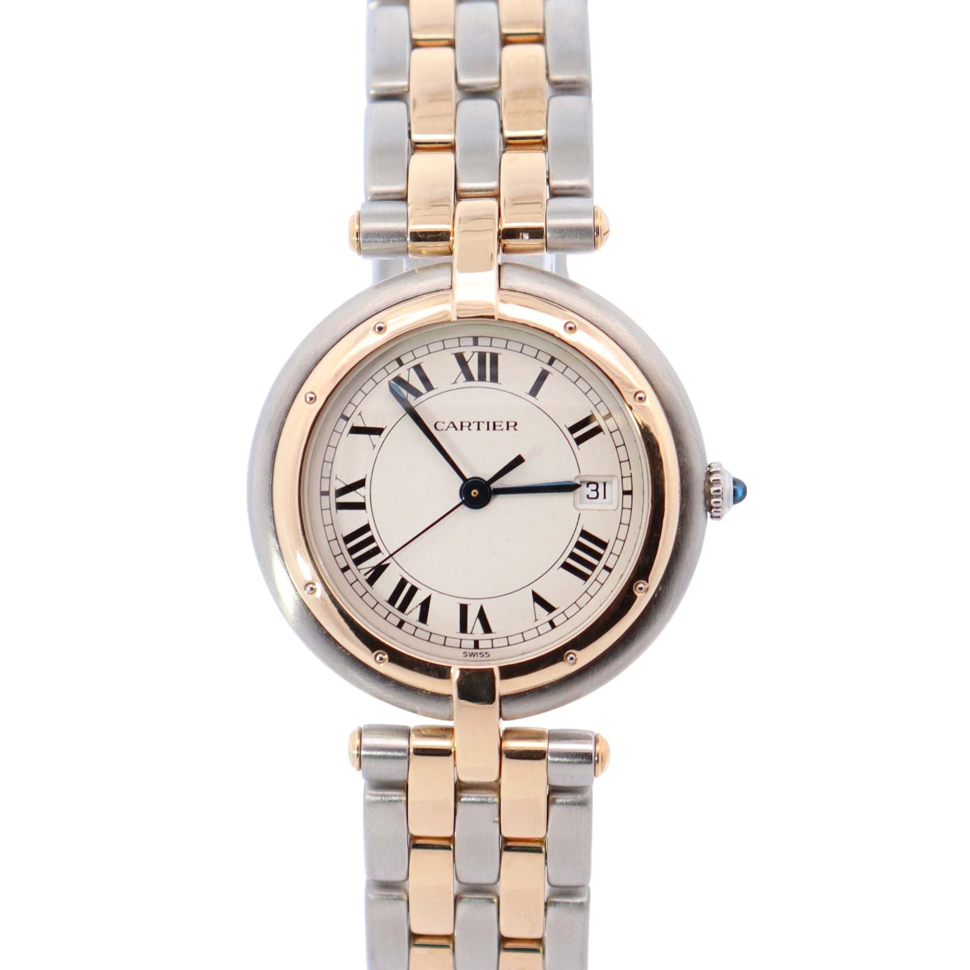 Cartier Panthere 30mm Ivory Dial Watch Ref# 83084242 - Happy Jewelers Fine Jewelry Lifetime Warranty