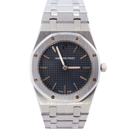 Audemars Piguet Royal Oak 33mm Black Dial Watch Ref# 56303ST - Happy Jewelers Fine Jewelry Lifetime Warranty