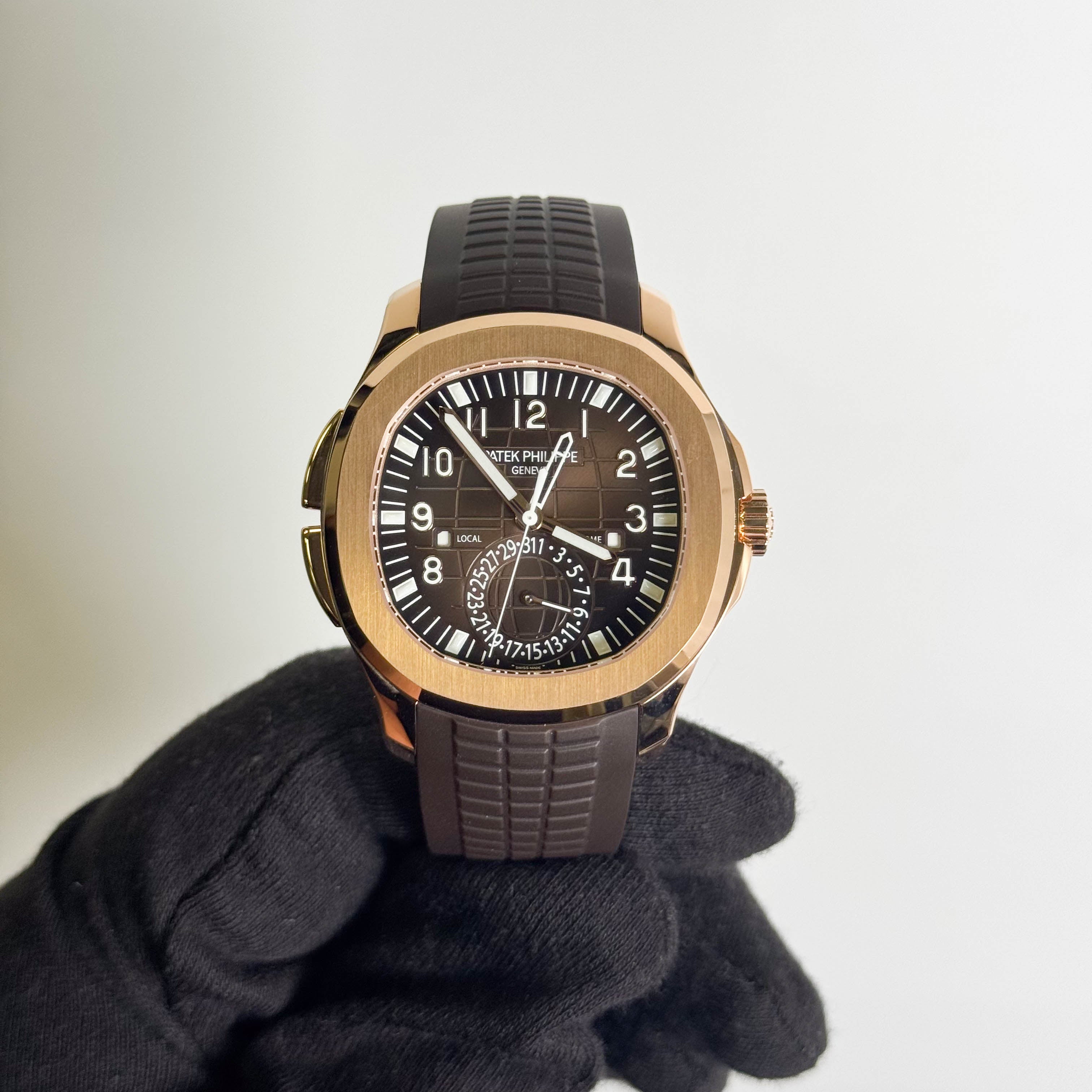 Patek Philippe Aquanaut 40.8mm Brown Dial Watch Ref# 5164R-001