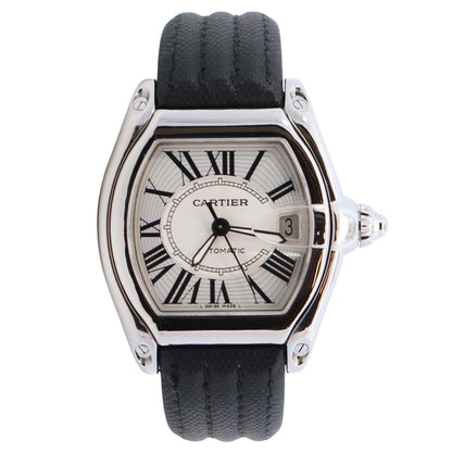 Cartier Roadster 35mm Silver Dial Watch Ref# W62025V3 - Happy Jewelers Fine Jewelry Lifetime Warranty