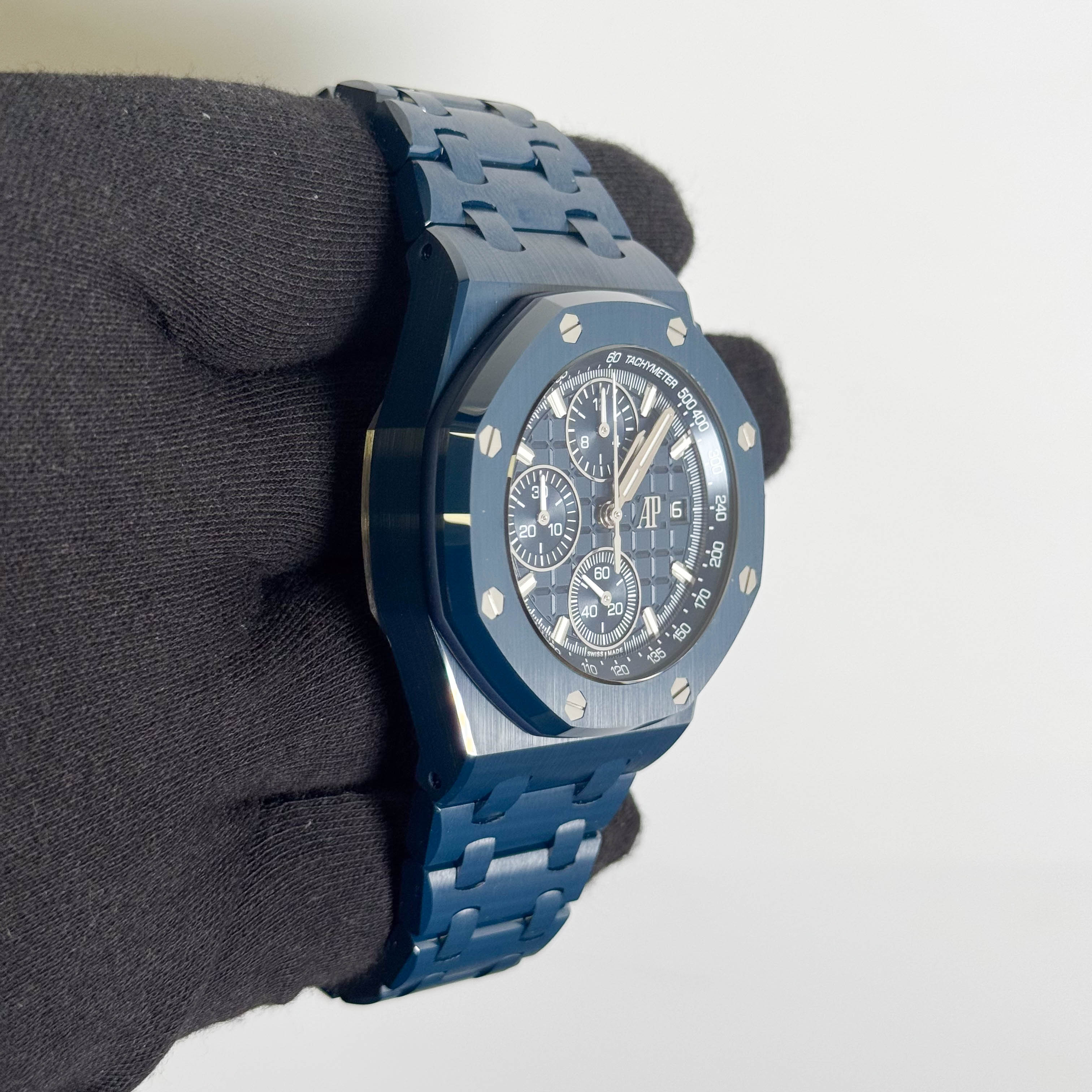 Audemars Piguet Royal Oak Offshore 42mm Blue Dial Watch Ref# 26238CD.OO.1300CD.01