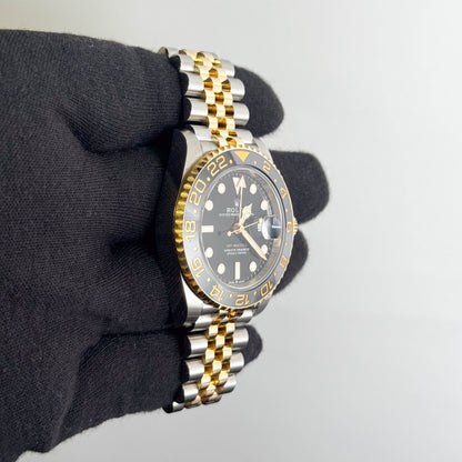 Rolex GMT-Master II 40mm Black Dial Watch Ref# 126713GRNR