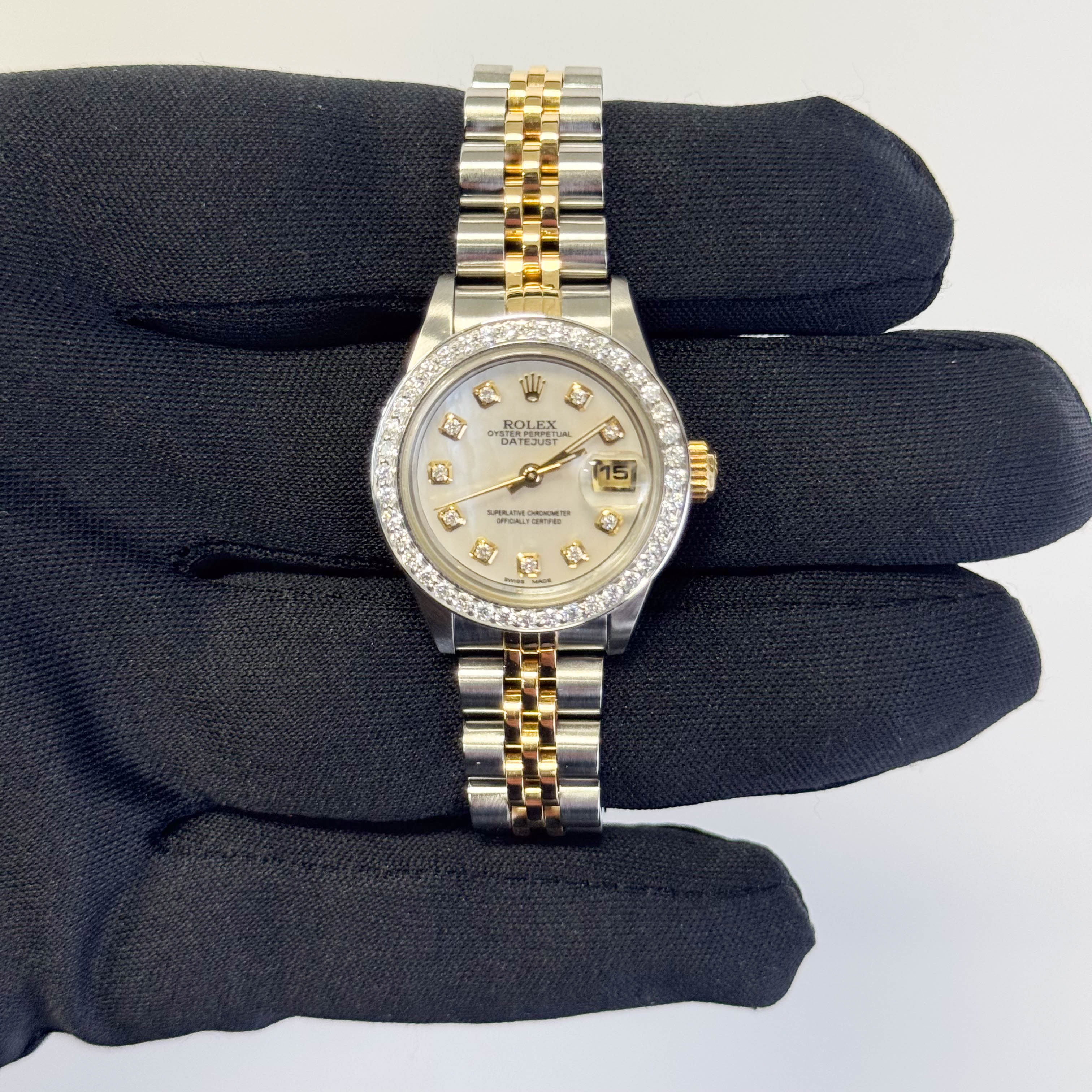 Rolex Datejust 26mm MOP Dial Watch Ref# 69173