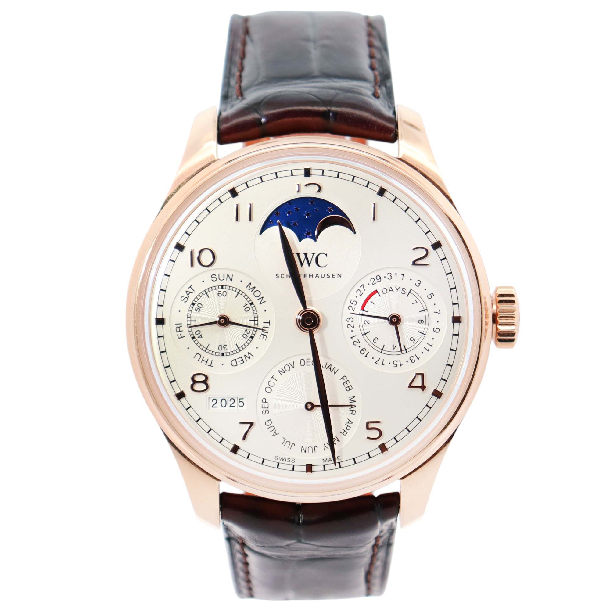 IWC Portugieser 44.2mm White Dial Watch Ref# IW503302 - Happy Jewelers Fine Jewelry Lifetime Warranty