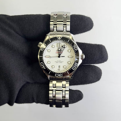 Omega Seamaster 42mm White Dial Ref# 210.30.42.20.04.001