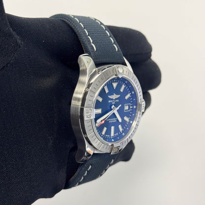 Breitling Avenger 43mm Blue Dial Watch Ref# A17318 - Happy Jewelers Fine Jewelry Lifetime Warranty