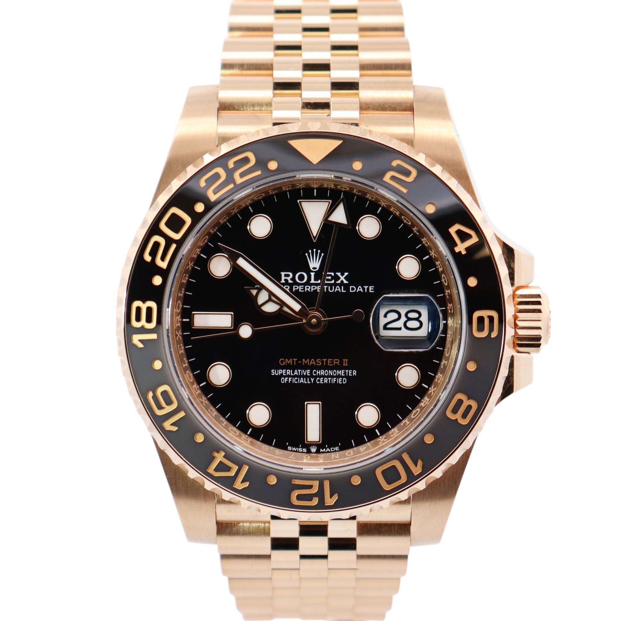 Rolex GMT-Master II 40mm Black Dial Watch Ref# 126718GRNR - Happy Jewelers Fine Jewelry Lifetime Warranty