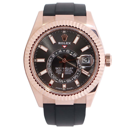 Rolex Sky-Dweller 42mm Rhodium Dial Watch Ref# 336235 - Happy Jewelers Fine Jewelry Lifetime Warranty
