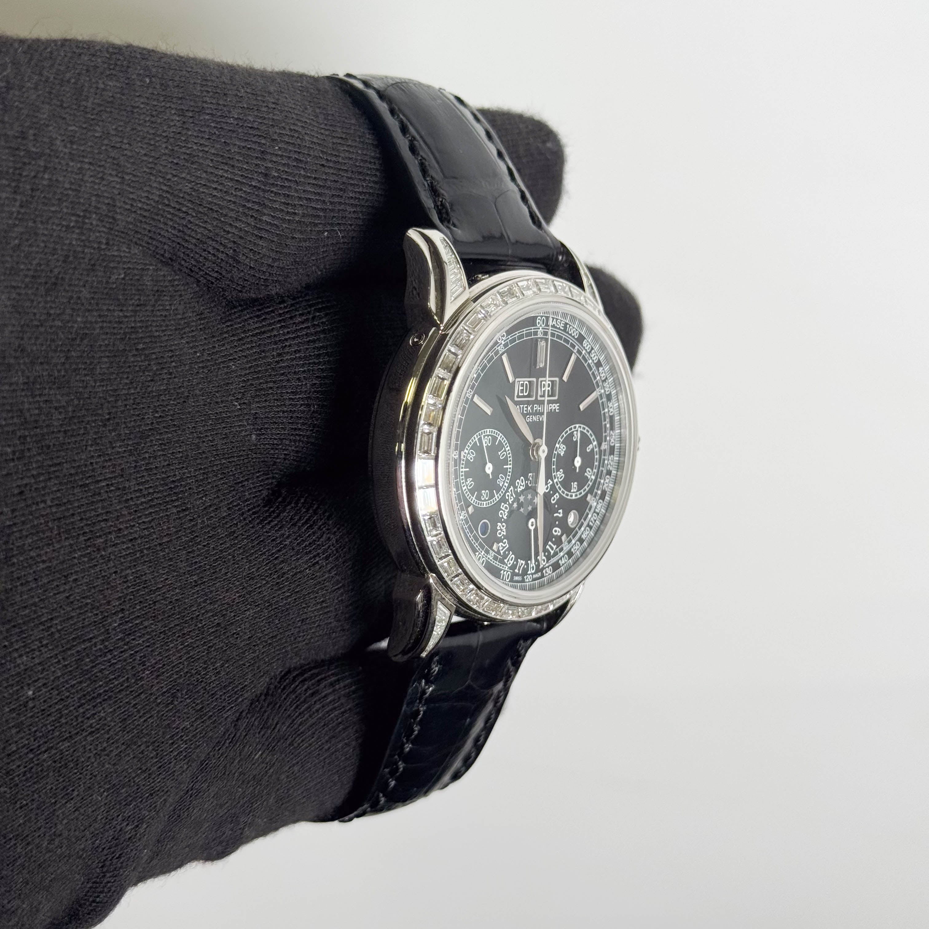 Patek Philippe Grand Complications 41mm Black Dial Watch Ref# 5271P-001