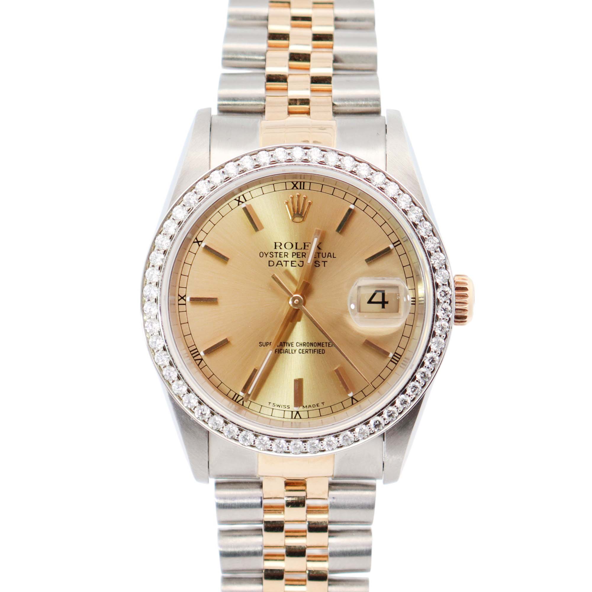 Rolex Datejust 36mm Silver Dial Watch Ref# 16233 - Happy Jewelers Fine Jewelry Lifetime Warranty