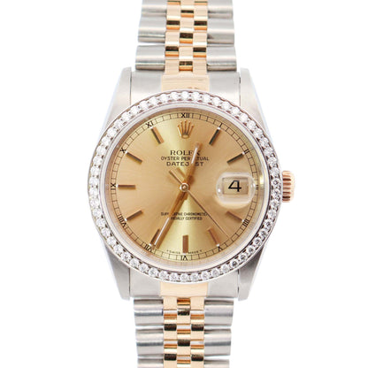 Rolex Datejust 36mm Silver Dial Watch Ref# 16233 - Happy Jewelers Fine Jewelry Lifetime Warranty