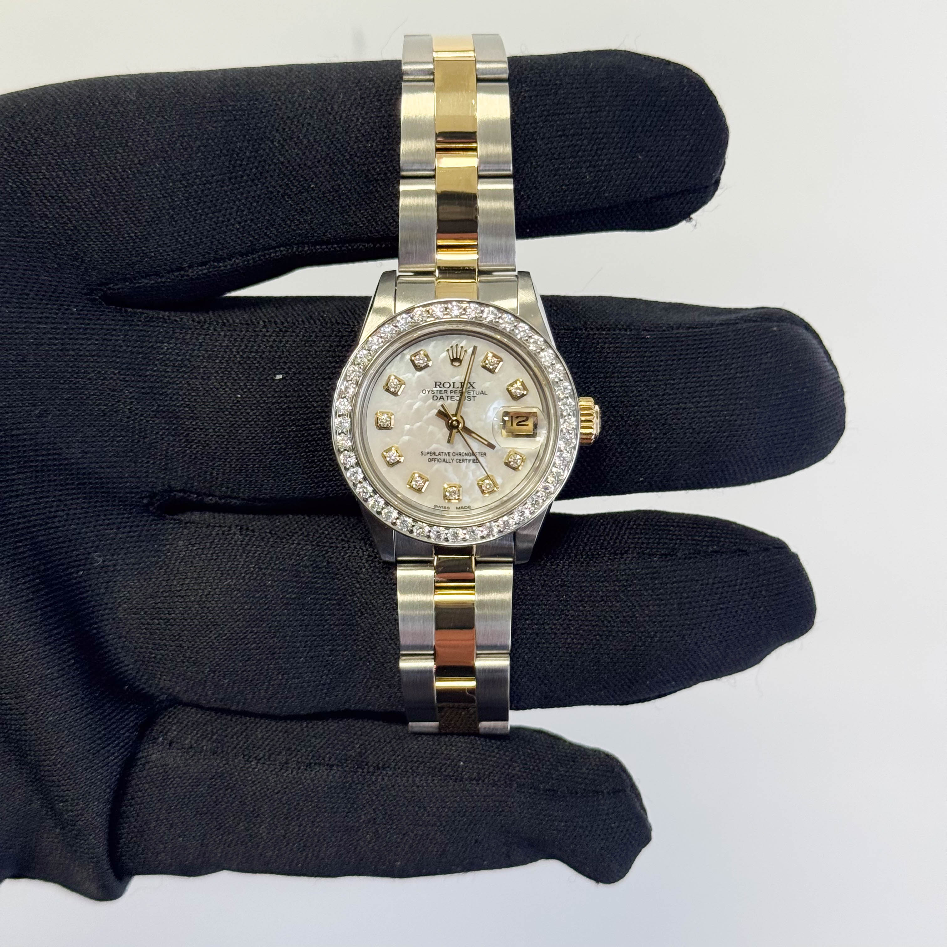 Rolex Datejust 26mm MOP Dial Watch Ref# 69173 - Happy Jewelers Fine Jewelry Lifetime Warranty