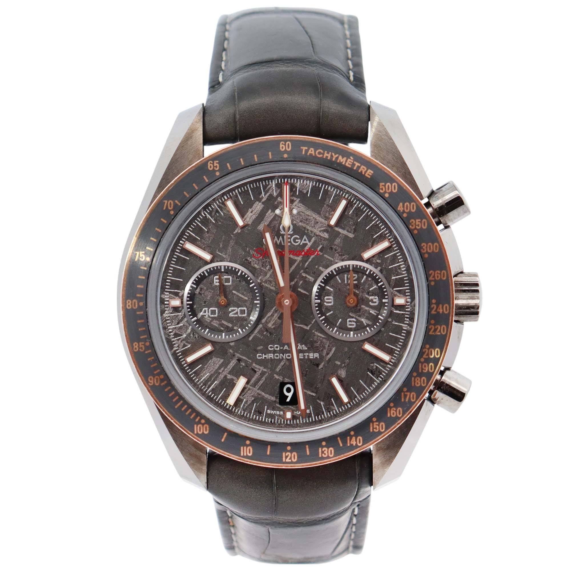 Omega Speedmaster 44.25mm Meteorite Dial Watch Ref# 311.63.44.51.99.001 - Happy Jewelers Fine Jewelry Lifetime Warranty