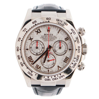 Rolex Daytona 40mm Meteorite Dial Watch Ref# 116519 - Happy Jewelers Fine Jewelry Lifetime Warranty