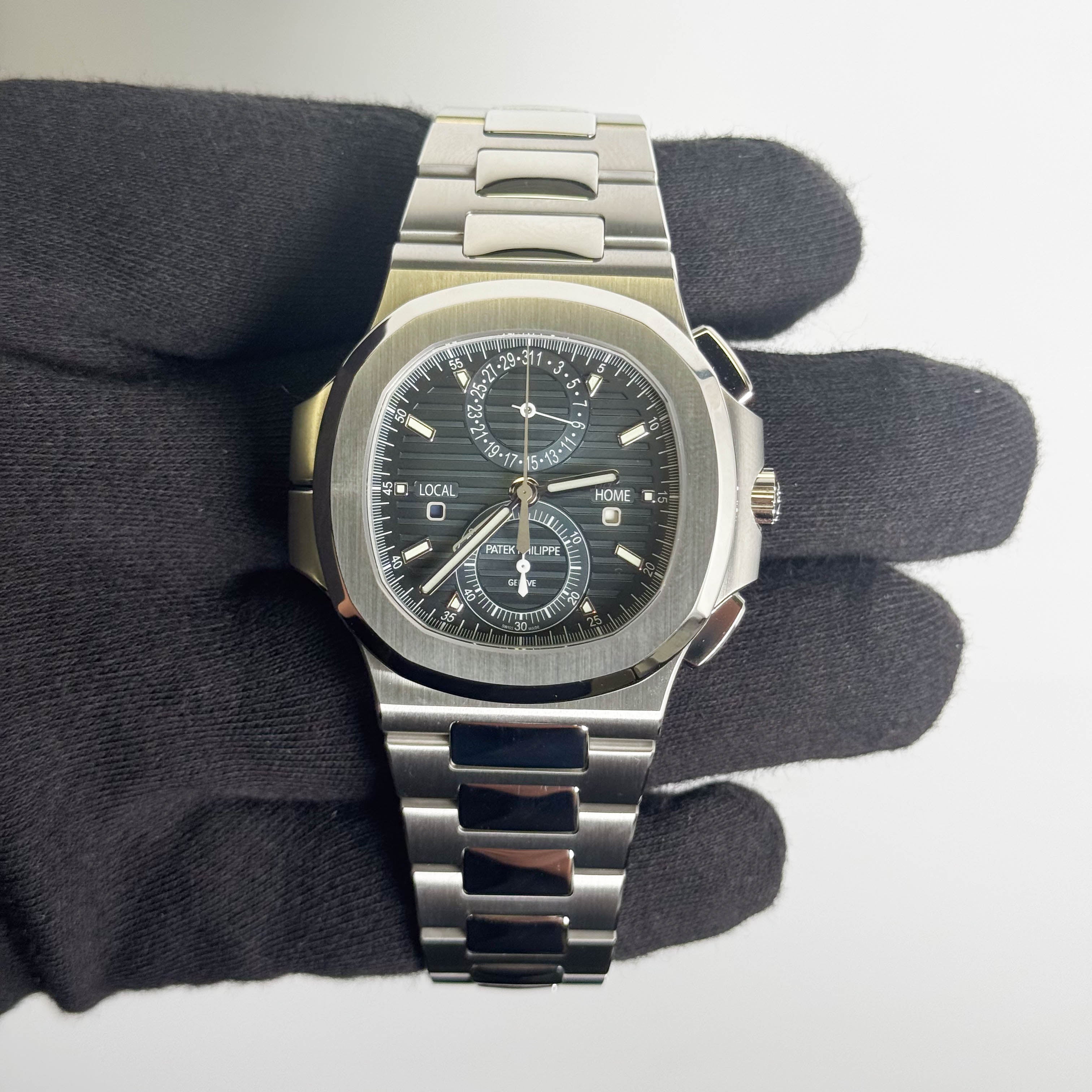 Patek Philippe Nautilus 40.5mm Blue Dial Watch Ref# 5990/1A-001