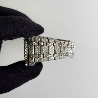 Audemars Piguet Mens Royal Oak ICED OUT 41mm PAVE Diamond Dial Watch Ref# 15400ST.OO.1220ST.03
