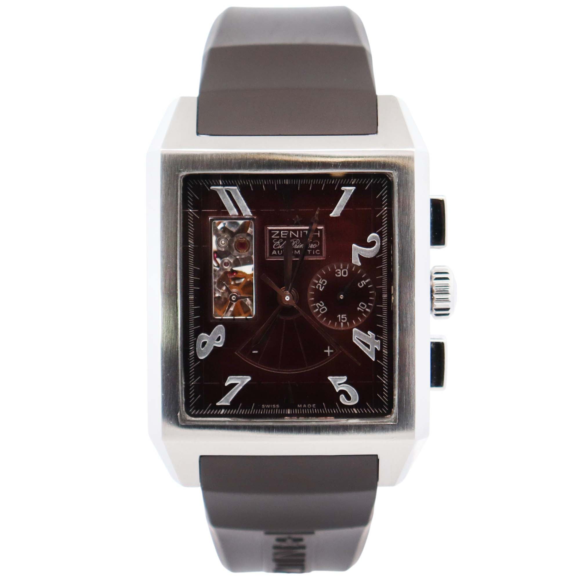 Zenith Port 34mm Black Dial Watch Ref# 03.0540.4021 - Happy Jewelers Fine Jewelry Lifetime Warranty