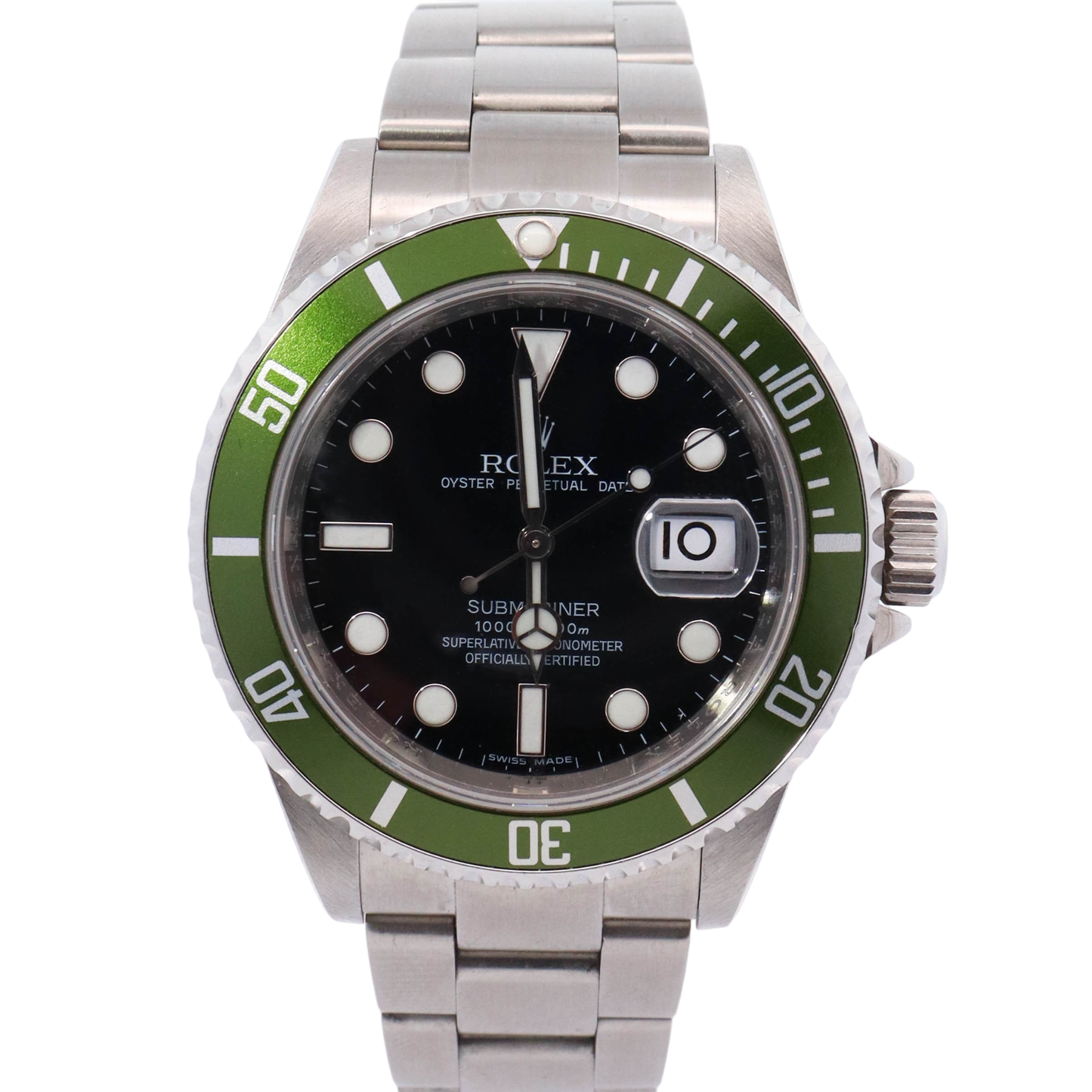 Rolex Submariner Date Kermit Steel Watch