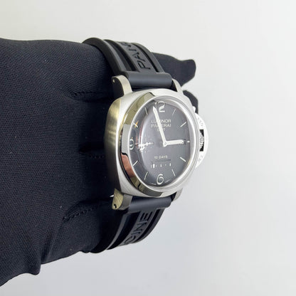 Panerai Luminor Marina 1950 10 Days GMT 44mm White Dial Watch Ref# PAM00270
