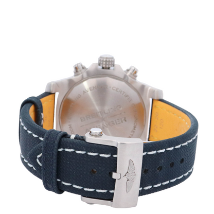 Breitling Avenger Chronograph Stainless Steel 45mm Blue Chronograph Dial Watch Reference# A13317101C1X2 - Happy Jewelers Fine Jewelry Lifetime Warranty