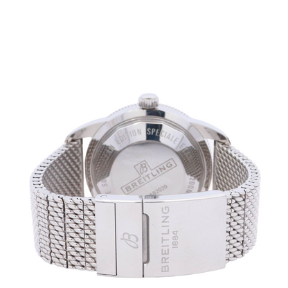 Breitling Superocean Heritage Stainless Steel 42 Green Stick Dial Watch Reference# AB2010121L1A1 - Happy Jewelers Fine Jewelry Lifetime Warranty