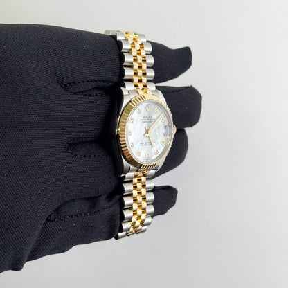 Rolex Datejust 31mm Mother Of Pearl Dial Watch Ref# 278273