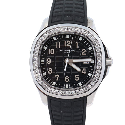 Patek Philippe Aquanuat 38mm Black Dial Watch Ref# 5267/200A-001 - Happy Jewelers Fine Jewelry Lifetime Warranty