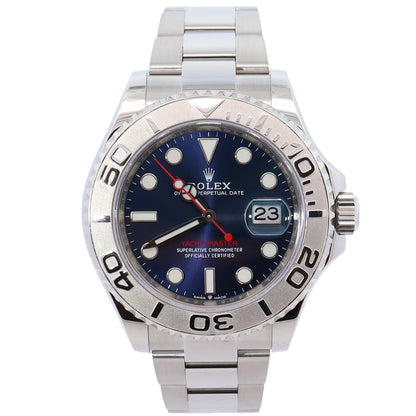 Rolex Yacht-Master 40mm Blue Dial Watch Ref# 126622 - Happy Jewelers Fine Jewelry Lifetime Warranty