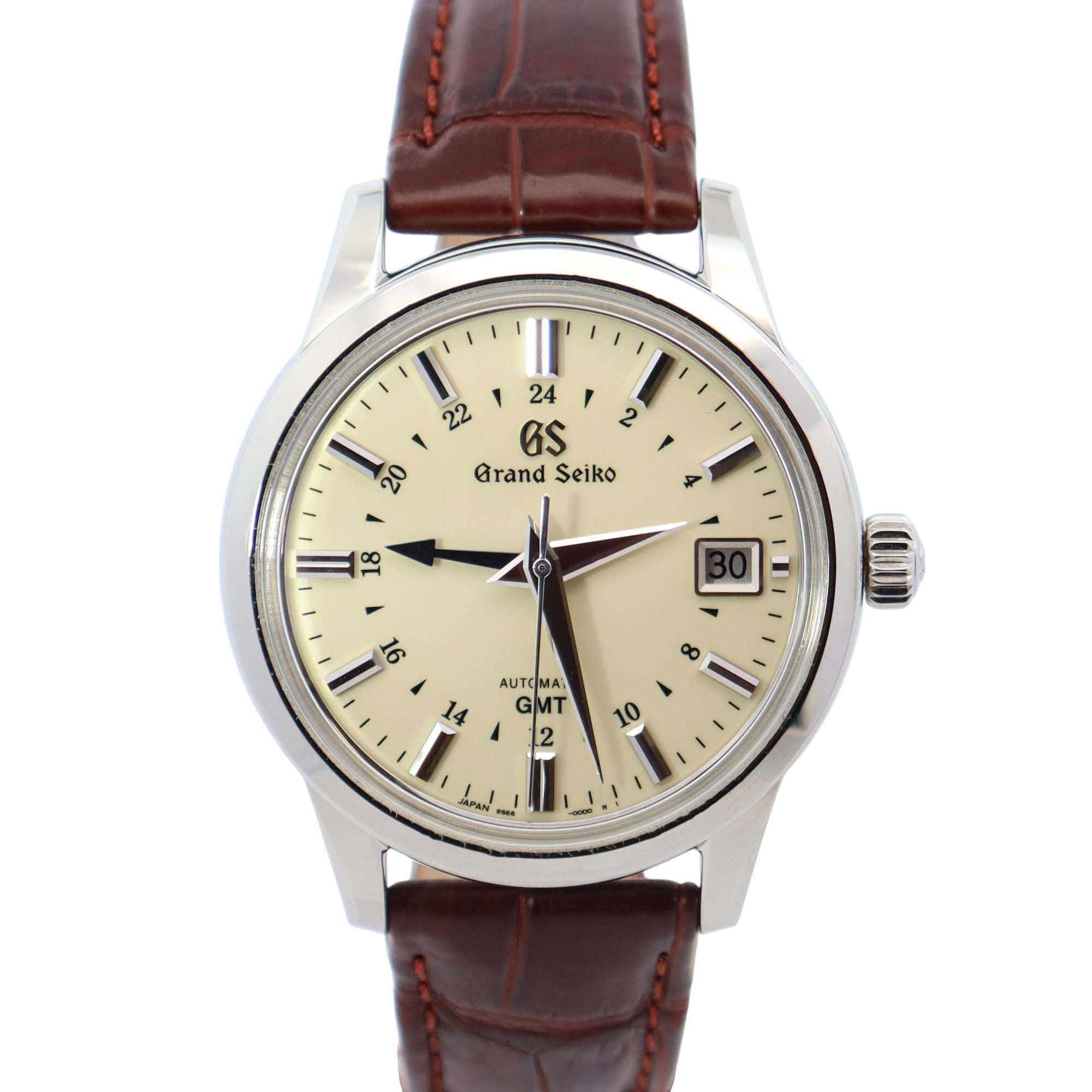 Grand Seiko Elegance 39.5mm Cream Dial Watch Ref# SBGM221