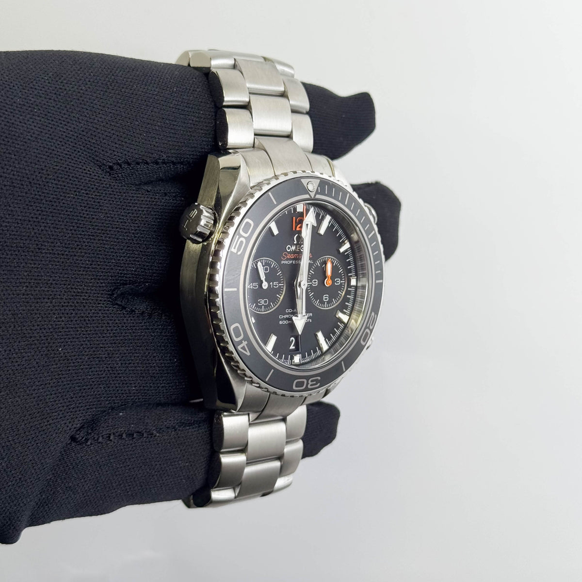 Omega Seamaster Planet Ocean 600M 45.5mm Black Chronograph Dial Watch Ref# 232.30.46.51.01.003