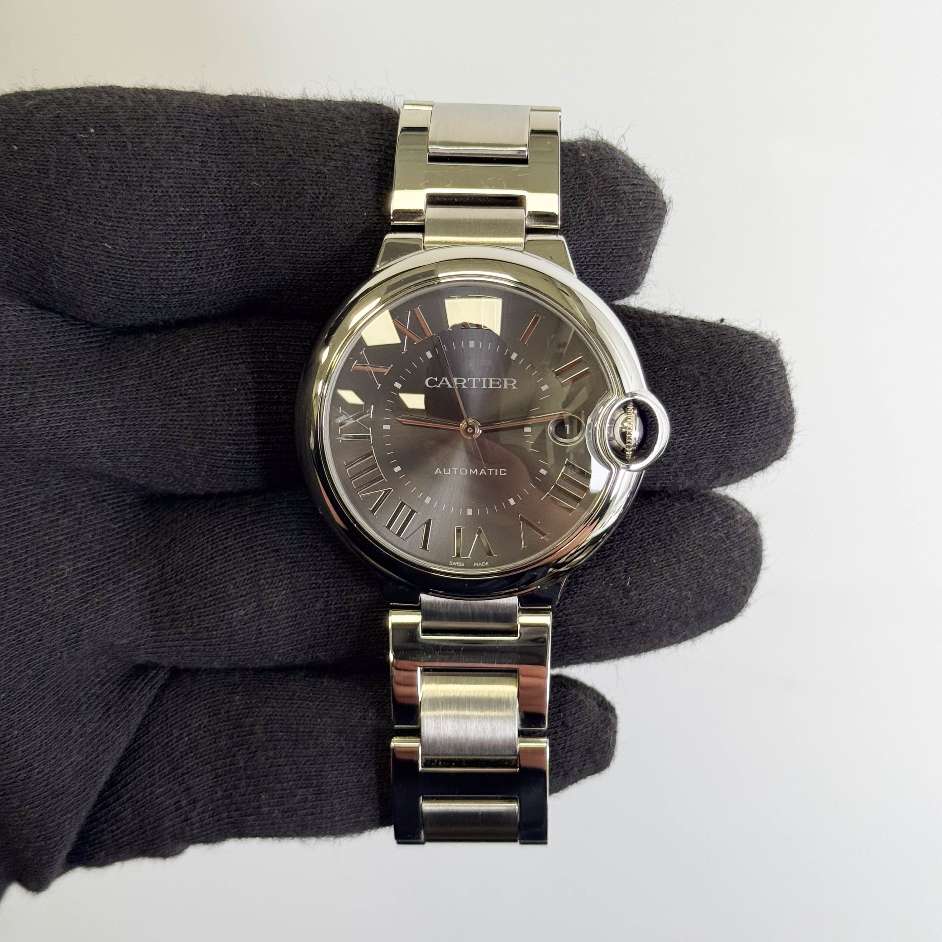Cartier Ballon Bleu 40mm Grey Dial Watch Ref# WSBB0060