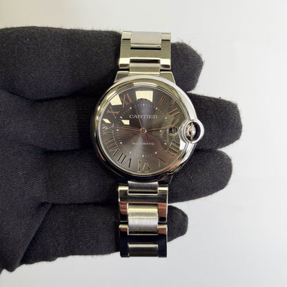 Cartier Ballon Bleu 40mm Grey Dial Watch Ref# WSBB0060