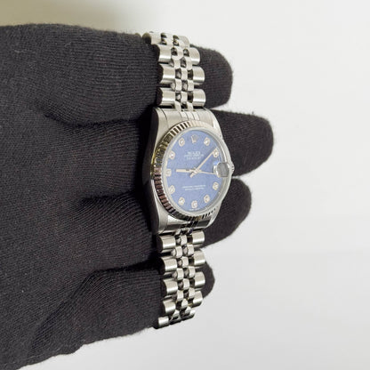 Rolex Datejust 31mm Blue Dial Watch Ref# 78274