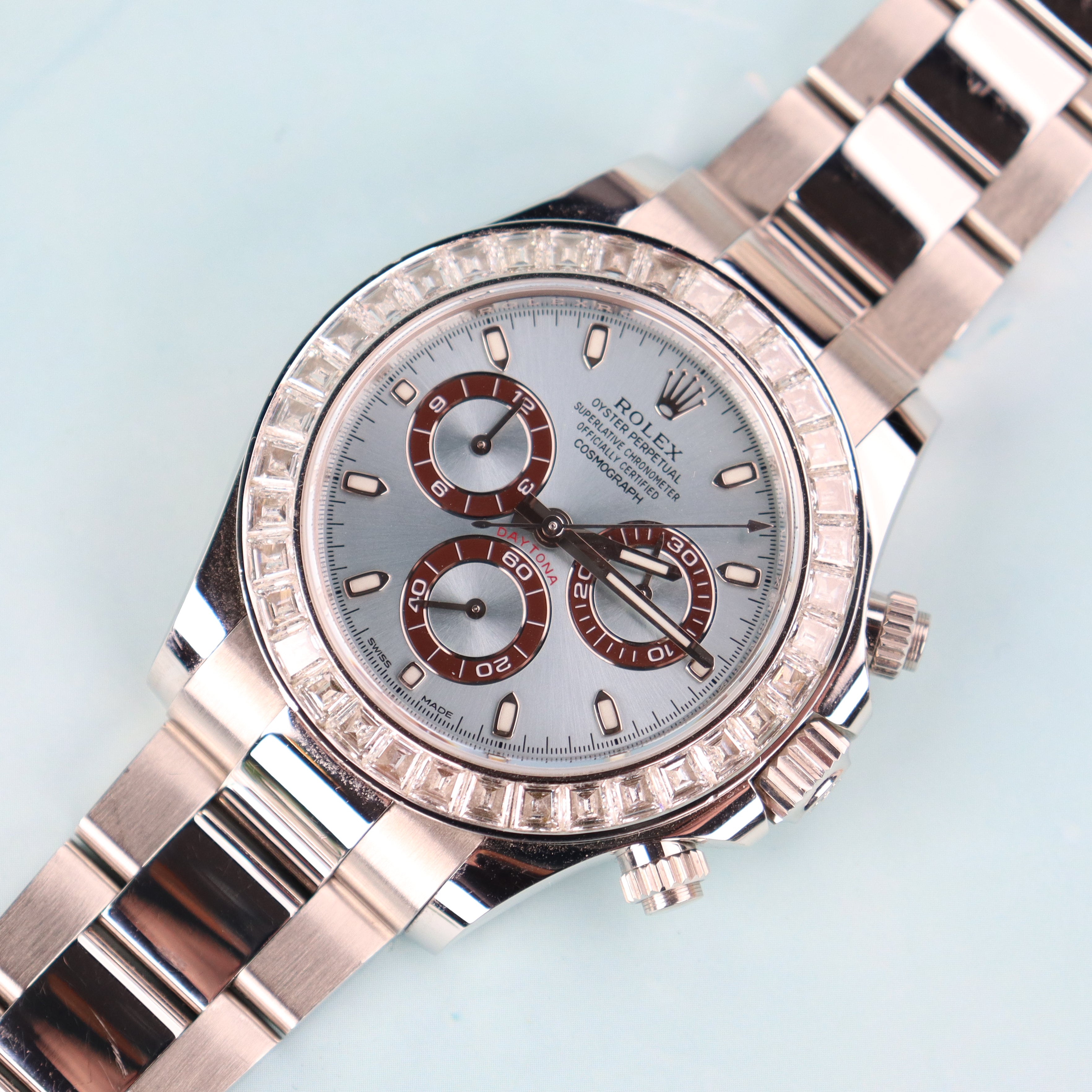 Rolex Daytona 40mm Blue Dial Watch Ref# 116576TBR - Happy Jewelers Fine Jewelry Lifetime Warranty