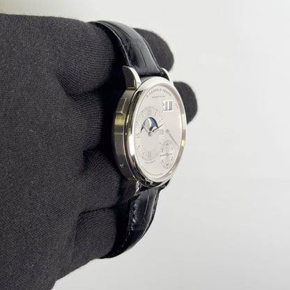 A. Lange & Sohne Moonphase 41mm Black Dial Watch Ref# 139.025G