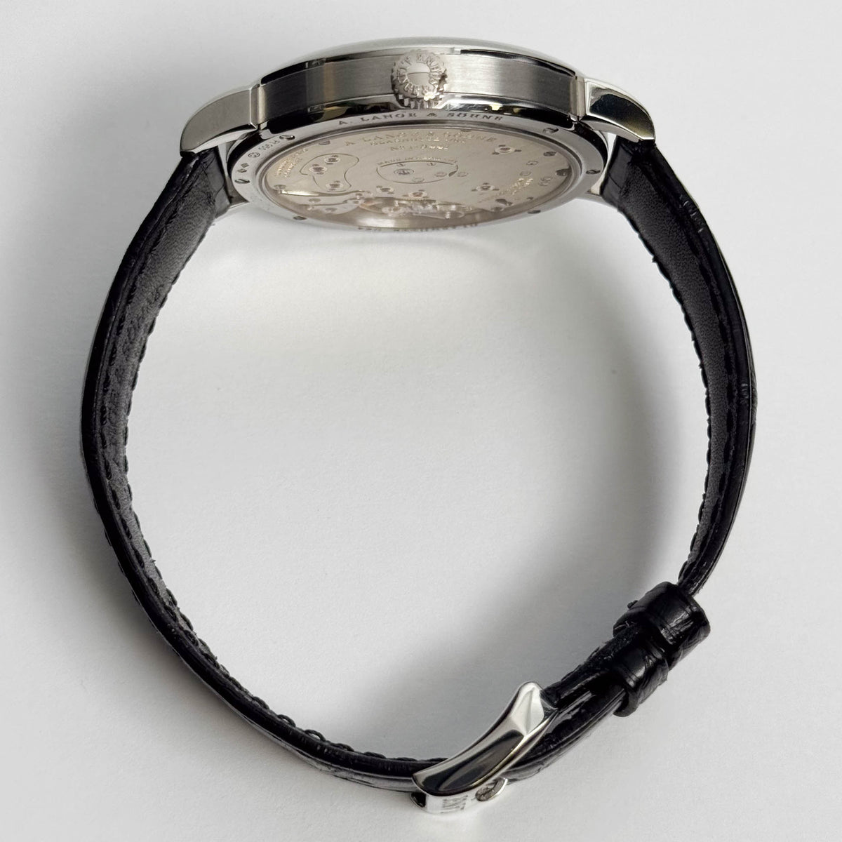 A. Lange & Sohne Moonphase 41mm Black Dial Watch Ref# 139.025G