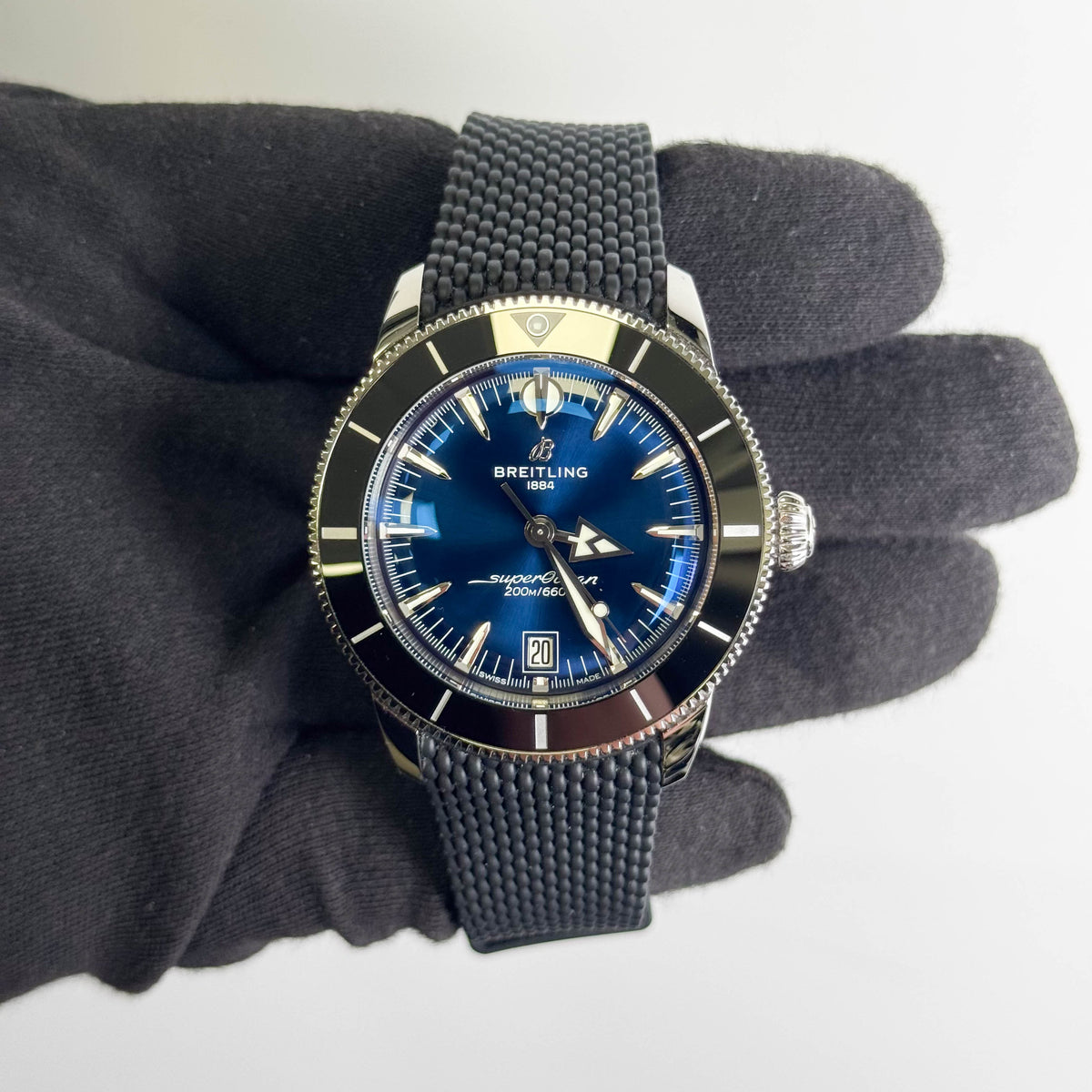 Breitling Superocean 44mm Black Dial Watch Ref# AB2030121B1S1