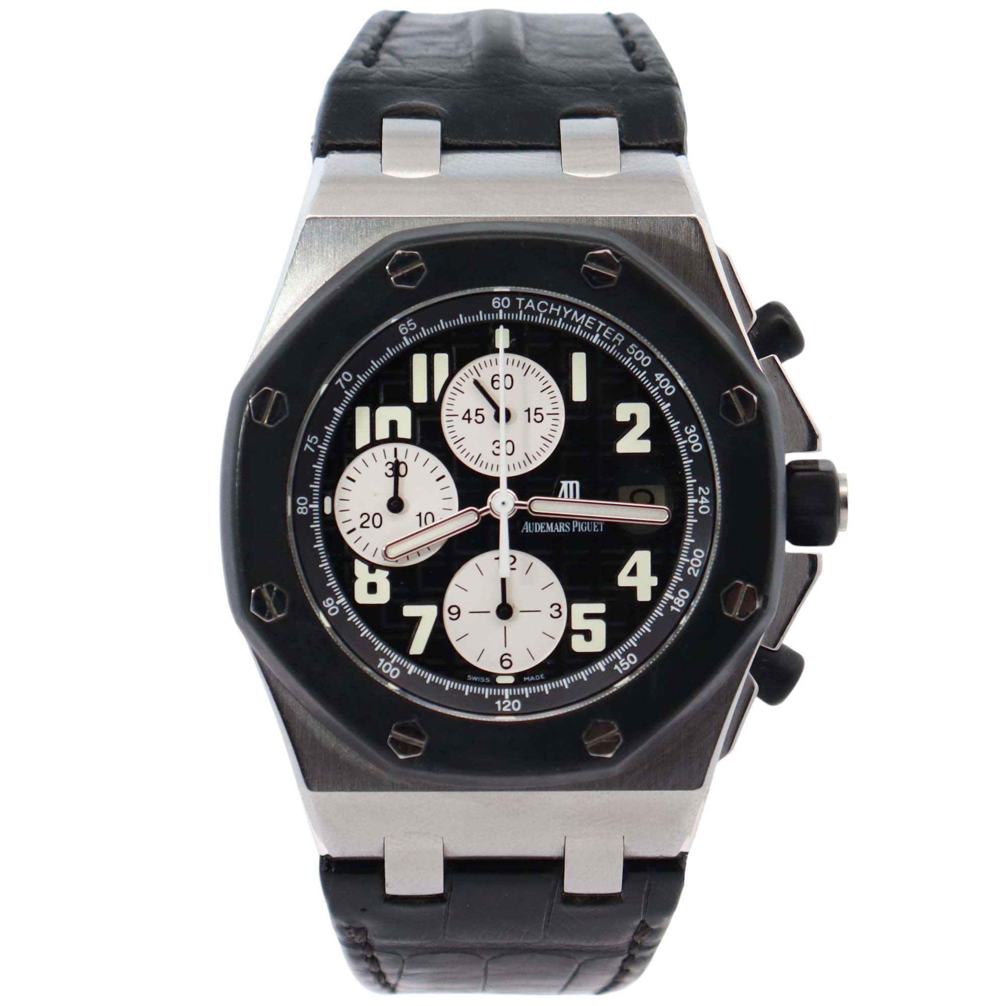 Audemars Piguet Royal Oak 42mm Black Dial Watch Ref# 25940SK.OO.D002CA.01 - Happy Jewelers Fine Jewelry Lifetime Warranty